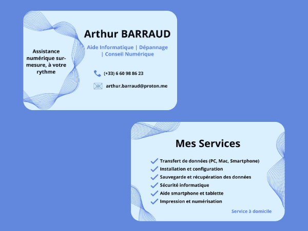 Business Card Arthur BARRAUD